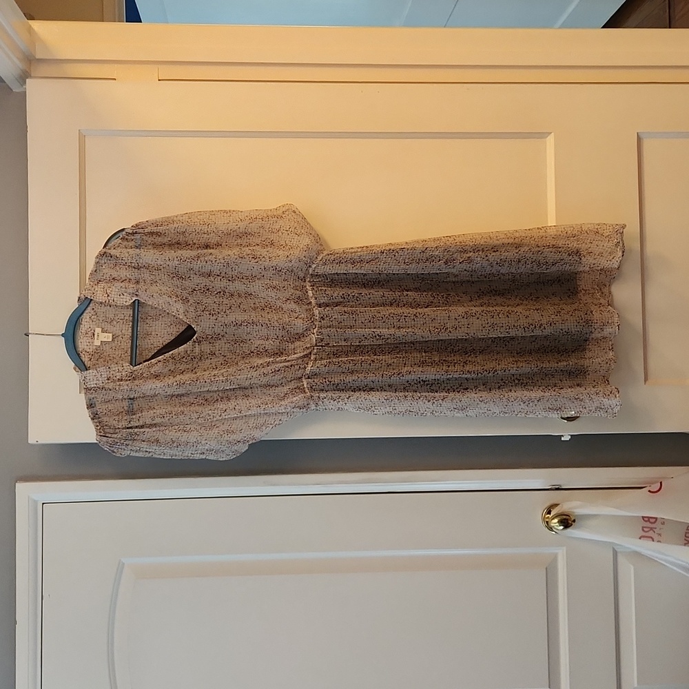 Anthropologie Tiny Silk Midi Dress